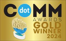 dotComm awards gold winner 2024 graphic