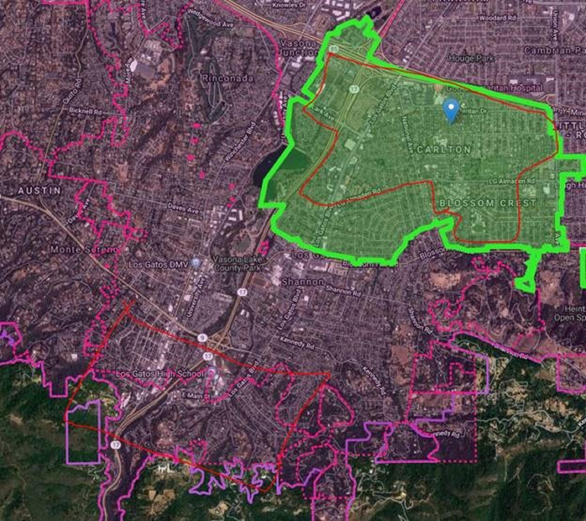 Water Impact Zone Area