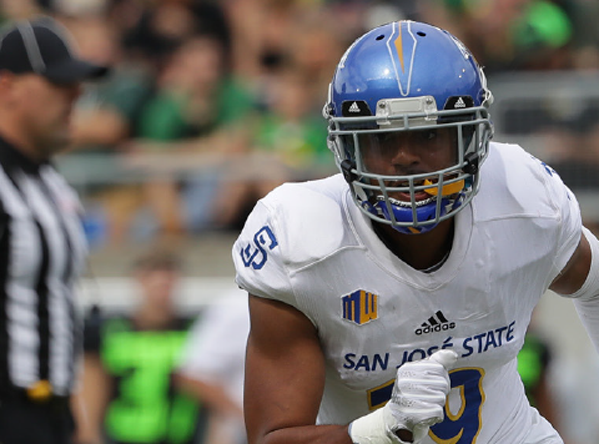 SJSU football player