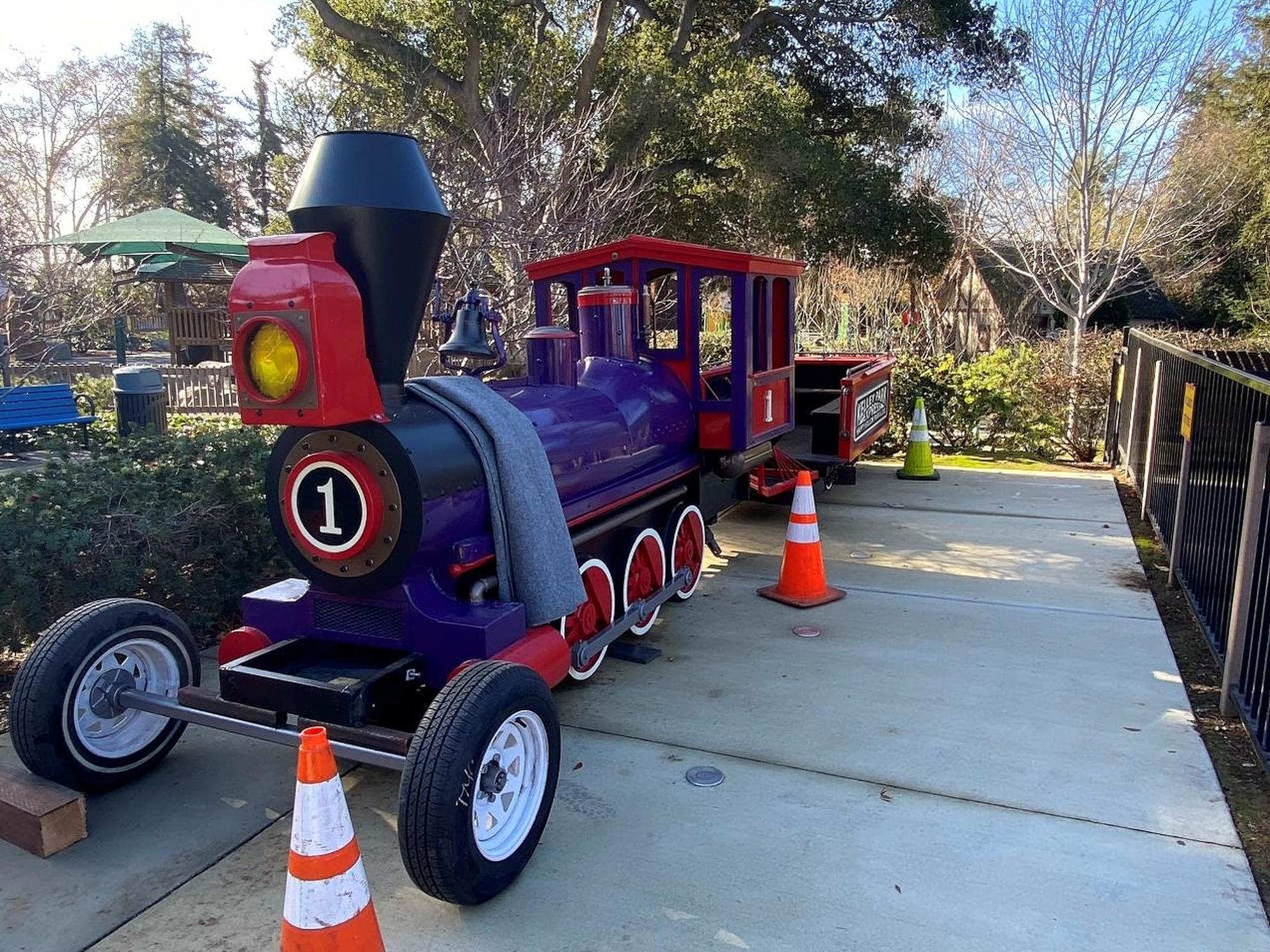 Train ride upgrade at Happy Hollow Park & Zoo