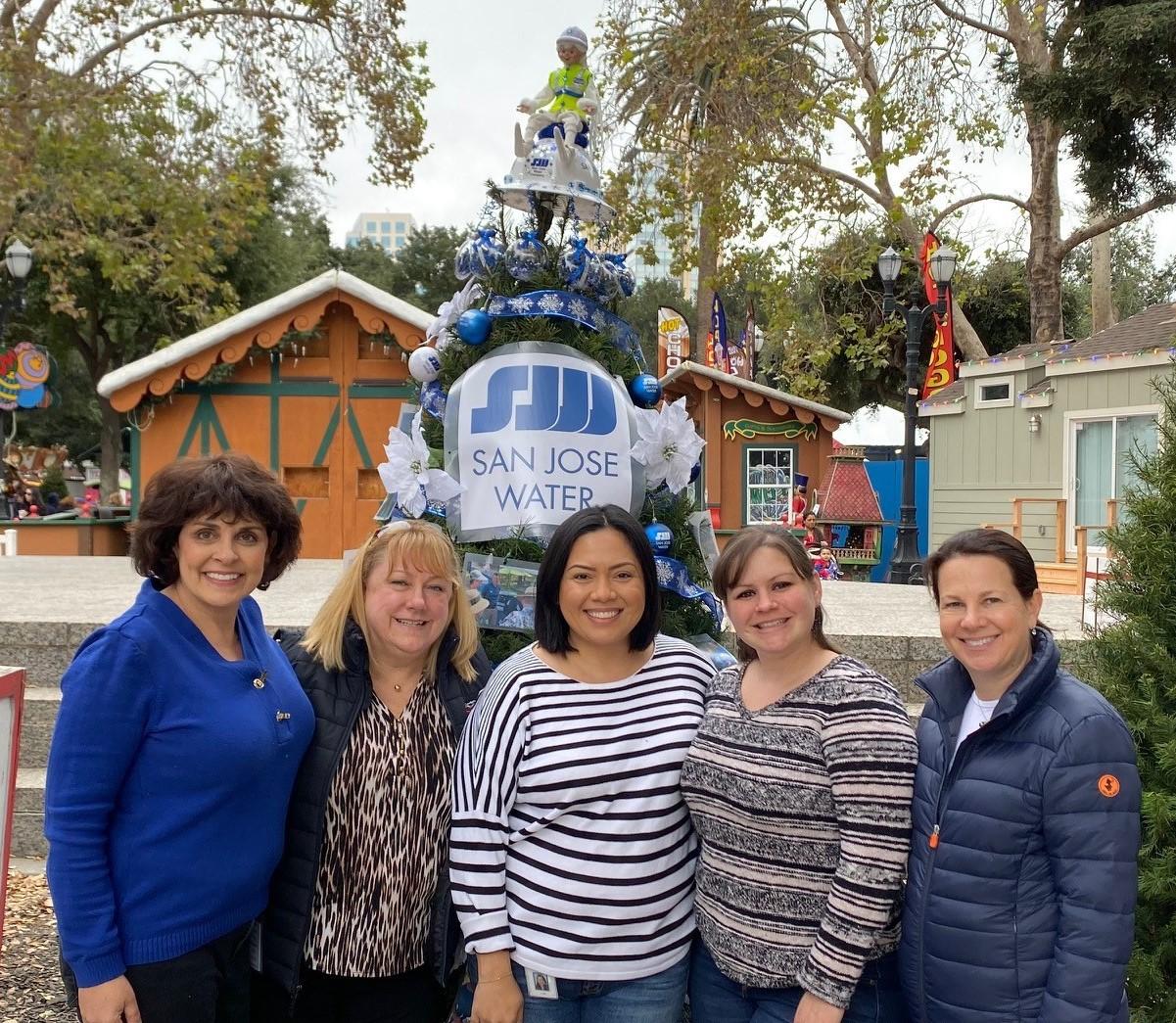 SJW Staff at Christmas at the Park