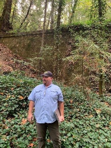 Steve Auten from Auten Resource Consulting standing in a forest